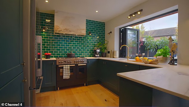 After the renovation, Gemma and Scott's kitchen was unrecognisable, as knocking the wall between the kitchen and dining area down gave them loads more space