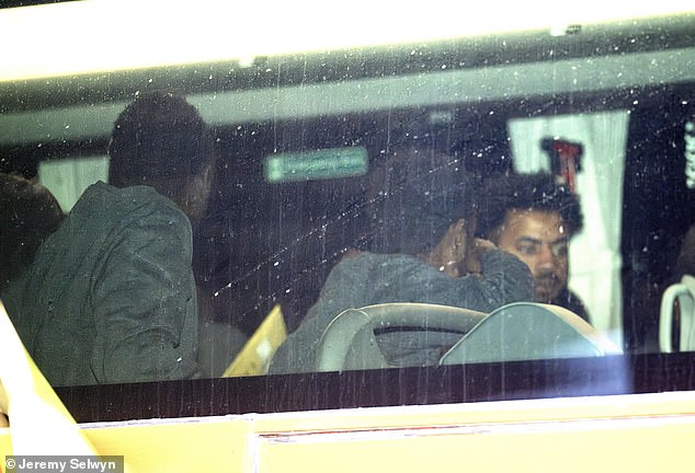 The migrants arrived in a coach at the crack of dawn