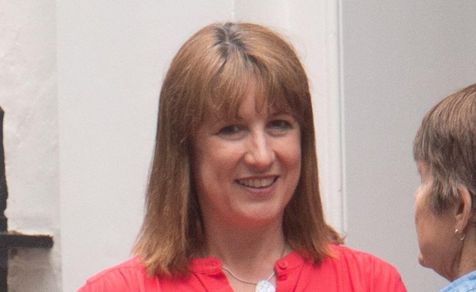 Rachel Reeves, Chancellor of the Exchequer, greeting guests at Downing Street.