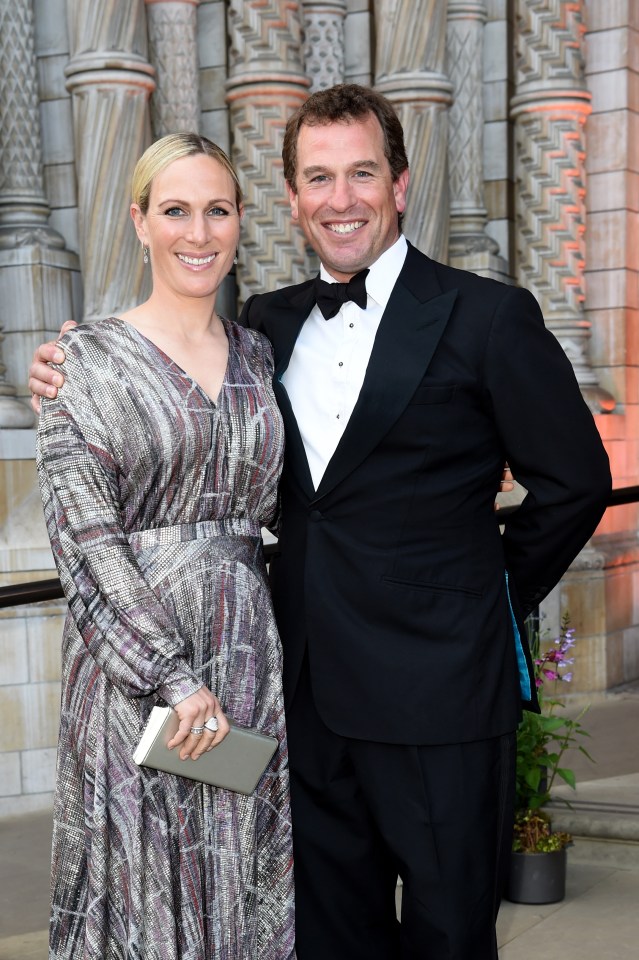 Zara Tindall and Peter Phillips at the Tusk Ball 2022.