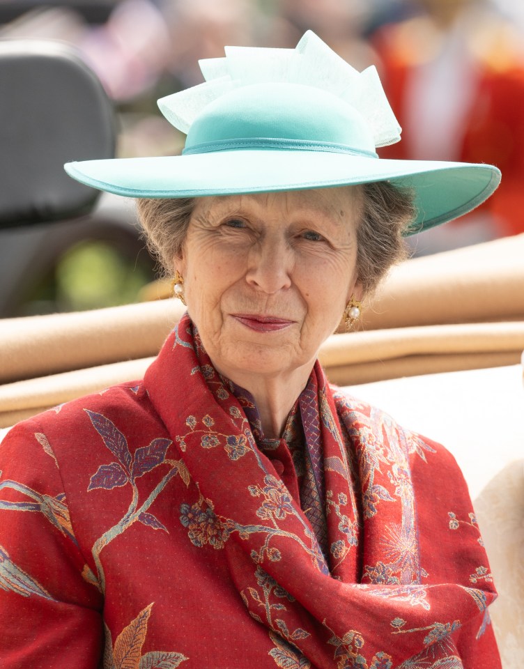 Princess Anne at Royal Ascot.