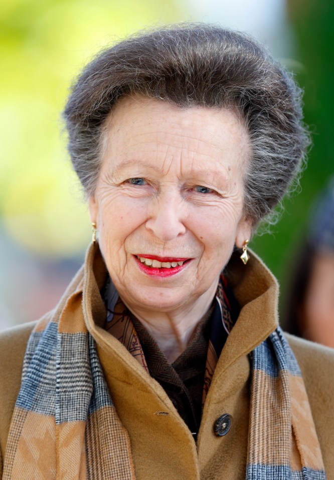 Princess Anne at Ascot Racecourse.