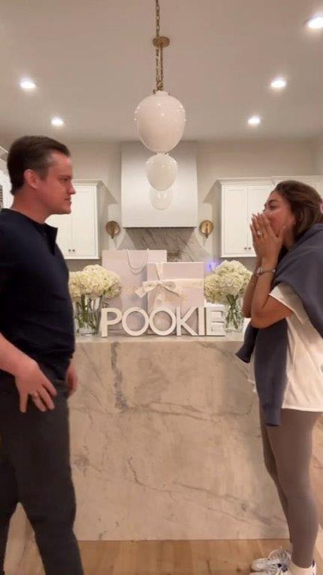 Many of Pookie's TikTok videos show Jett showering his wife with gifts, including designer bags, diamonds and roses