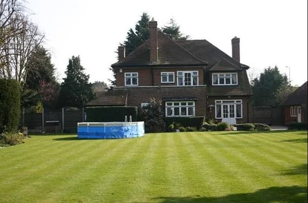 He later spent time living separately with his mother and father at their respective home (Pictured his childhood home, which has an immaculate and spacious lawned rear garden)