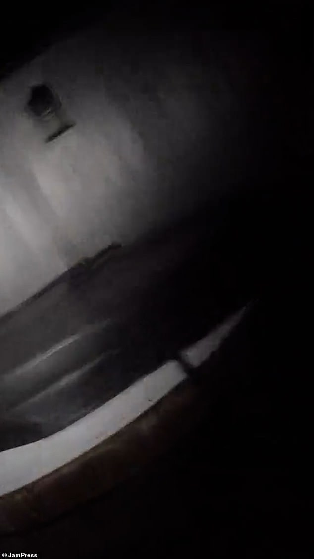 The criminal was jailed for a year and disqualified from driving for five years, five months and 28 days. He also received a fine of £787. A spokesperson for the force said: 'PD Luna successfully found a man who was hiding in a hot tub'