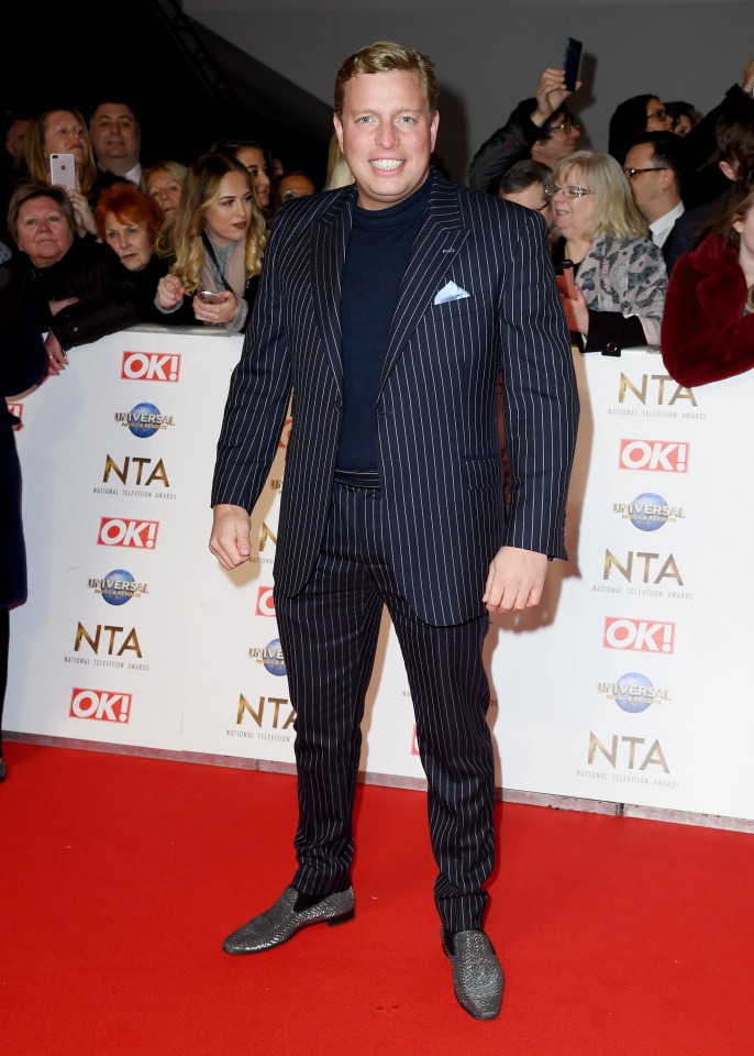 Thomas Skinner at the 2020 National Television Awards.