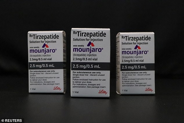 Online pharmacies around the world were yesterday charging vastly different prices for the 15mg dose of Mounjaro, including £199 in the UK, £331 in Australia, £421 in Germany and £813 in the USA. The jab works by targeting the GLP-1 receptors
