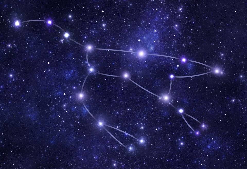 Illustration of the Ursa Major constellation.