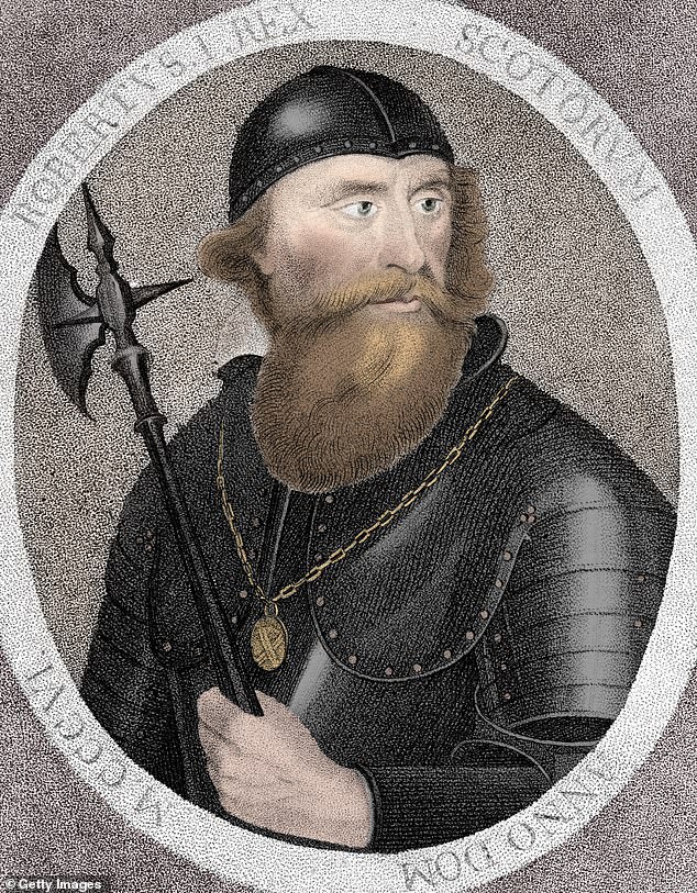 Robert the Bruce became King of the Scots at Scone, near Perth, in 1306