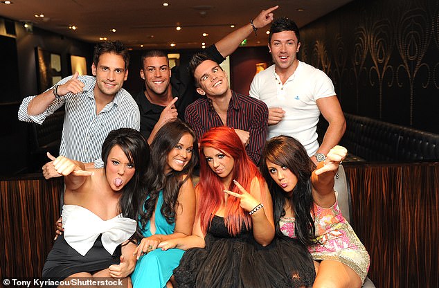 Vicky rose to fame in 2011 on MTV's Geordie Shore (pictured with her co-stars in 2011), becoming known for her wild nights out and on-screen flings