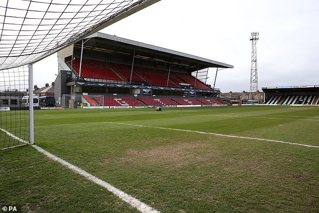 Brighton fans in the away end at the Valley in 2022 before a Carabao Cup tie