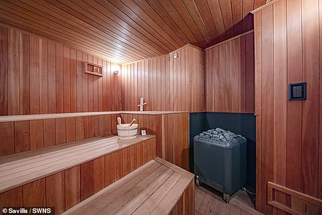 There is even a sauna to fully switch off from the worries of life