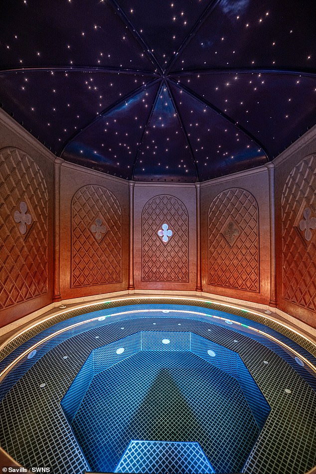 The spa offers plenty of space for any one looking to relax after a busy week