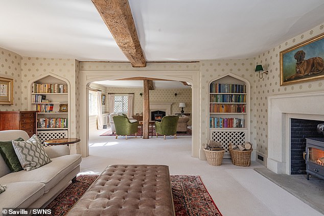 The sitting rooms in the cottage also boasts of a fire place perfect for the cold winter evenings