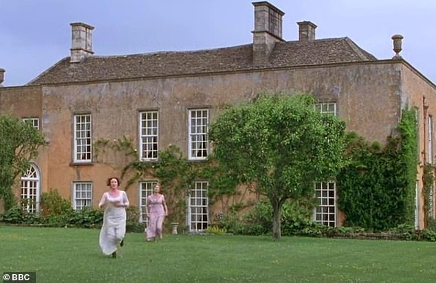 The BBC's six-part adaptation of Jane Austen's celebrated novel was a huge success with critics and viewers. Above: A scene from the production showing Luckington Court