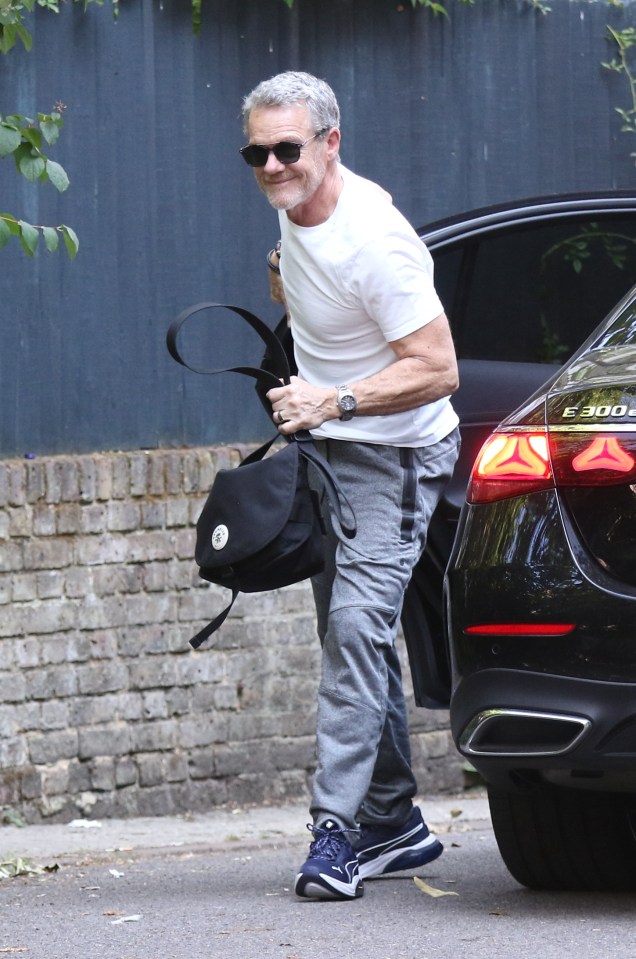 Stefan Dennis arriving at a dance rehearsal.