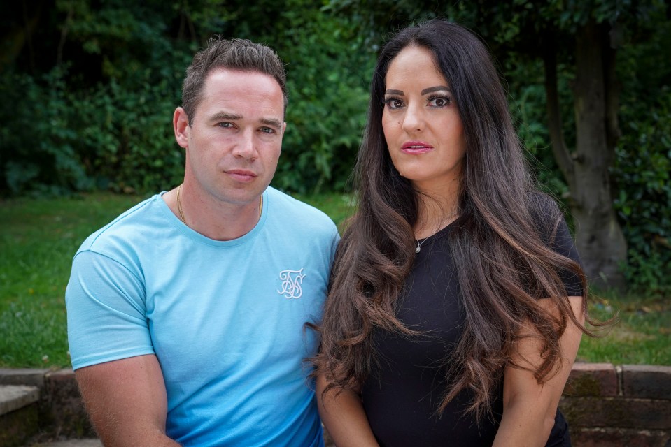 Photo of Kieran Hayler and his fiancée Michelle Penticost.