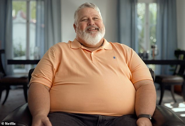 Danny Cahill (pictured in the docuseries) who won season eight of The Biggest Loser, revealed that at one point, he was consuming just 800 calories a day - while burning up to 8,000