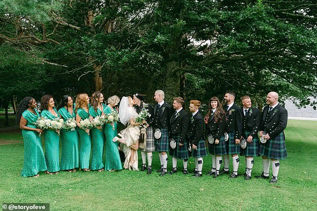 The couple, who went public their relationship in September 2021, tied the knot at Dromquinna Manor, in County Kerry, surrounded by family and friends