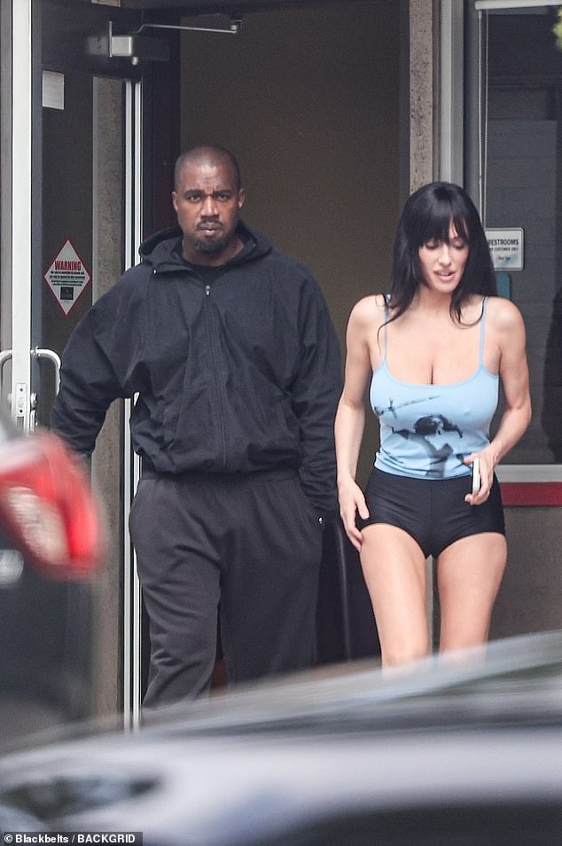 As they stepped out just days after the teaser trailer's release, Censori appeared to be in high spirits while West, who now goes by Ye, seemed stoic