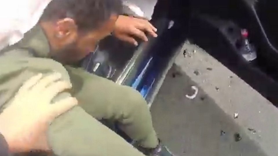 Arrest of Marlon Henriques following a high-speed police chase.