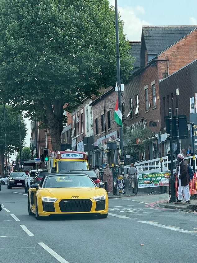 Palestine flags have been prominently displayed in parts of Birmingham with a large proportion of Muslim residents since the start of the recent war in Gaza