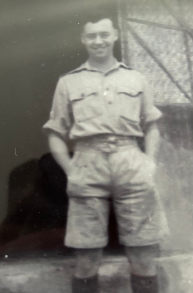 Black and white photo of Tom Jones, a veteran.