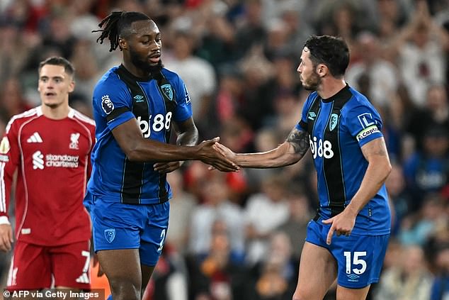 Semenyo received support from Bournemouth skipper Adam Smith in his post-match interview