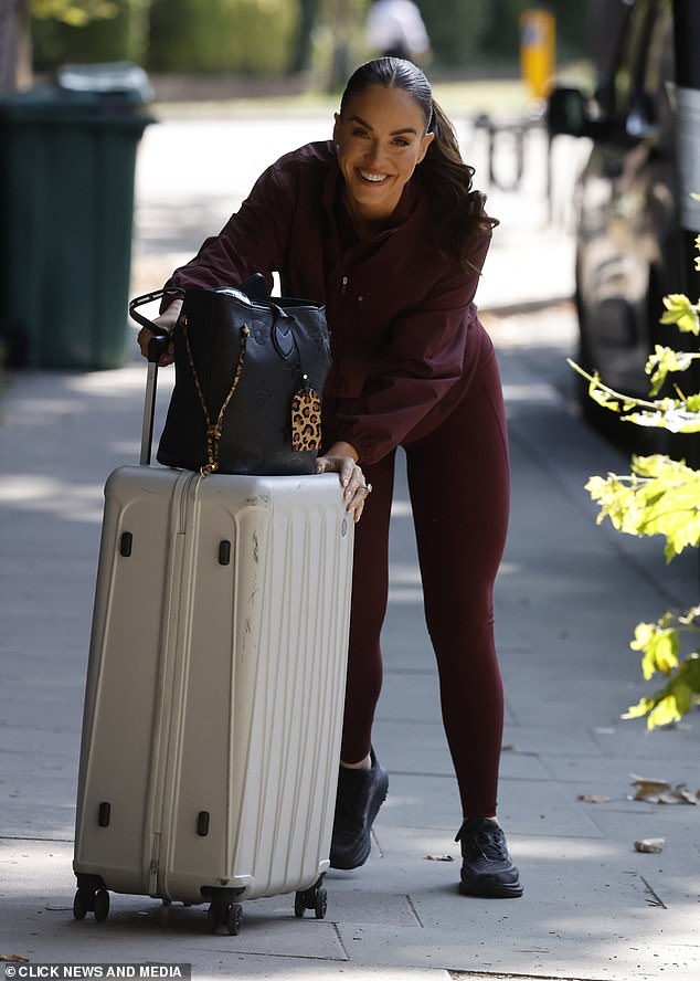 Vicky was raring to go on Friday