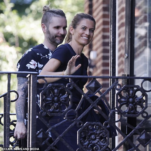 Karen Carney offered up a smile and a wave