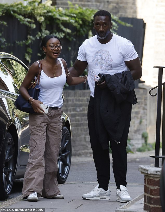 The footballer looked apprehensive as he geared up to rehearse