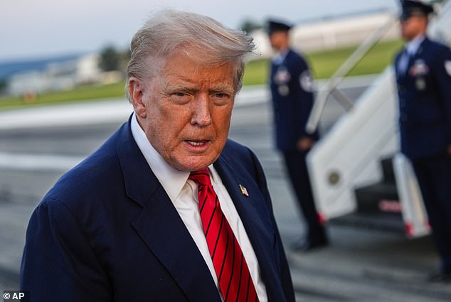 It comes after Donald Trump claimed Jaguar Land Rover is in 'absolute turmoil' after the company's 'totally disastrous woke ' rebrand
