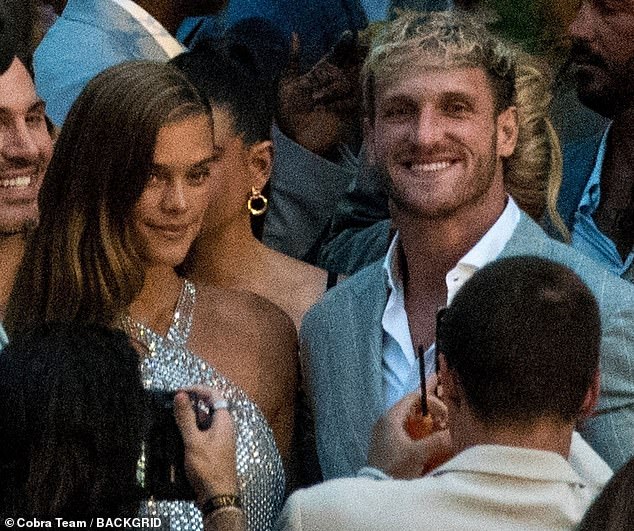 Before they walked down the aisle, they were seen on Wednesday at Villa d'Este in Cernobbio