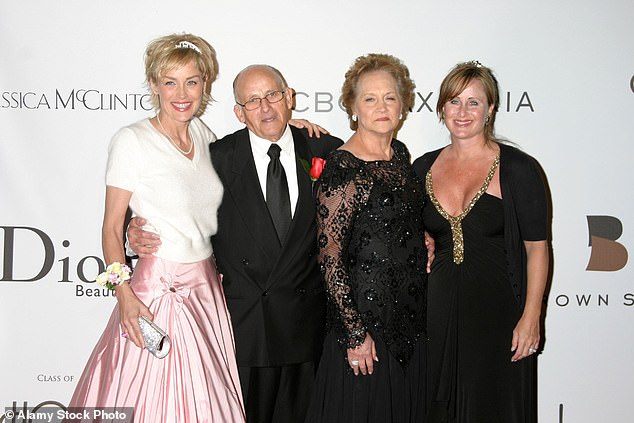 From left: Sharon, father Joe, mother Dorothy, and sister Kelly Stone