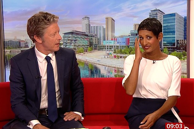 Naga (pictured on the show) first found herself under scrutiny in June over two alleged incidents