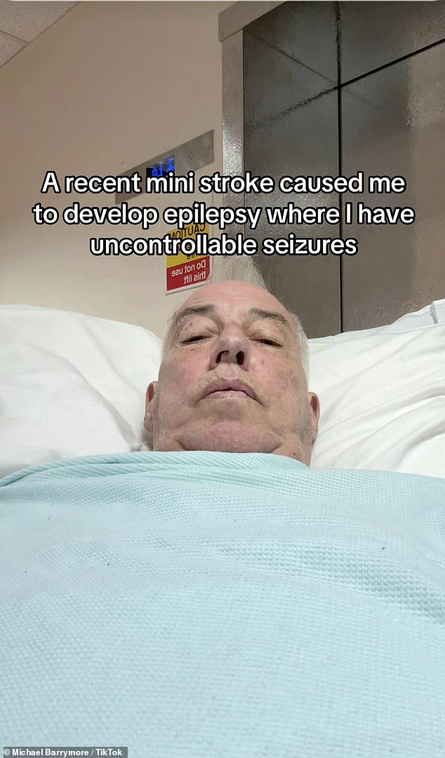 In a recent video posted online, the star revealed he had been diagnosed with epilepsy which was caused by a mini stroke