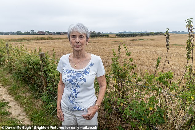 Angela Collins, head of campaign group Protect Farmland of West Brewley Road