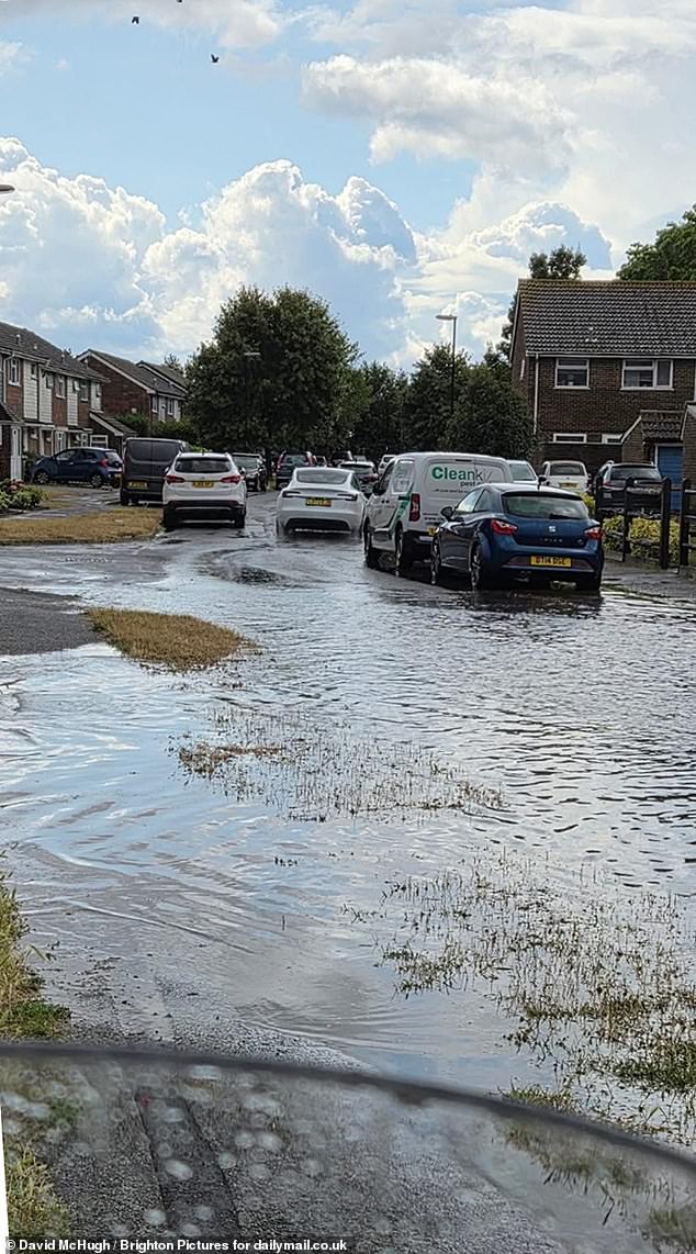 Flooding on Brewley Road happens frequently even before the development -  which residents fear will only worsen the environmental problems