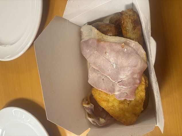 The breakfast at the three-star Ibis Earls Court usually costs £19.95 – but I can get it for just £4.50 on Too Good To Go. I’m given a cardboard takeaway box - and I go even more mad with the food than the first time this happens