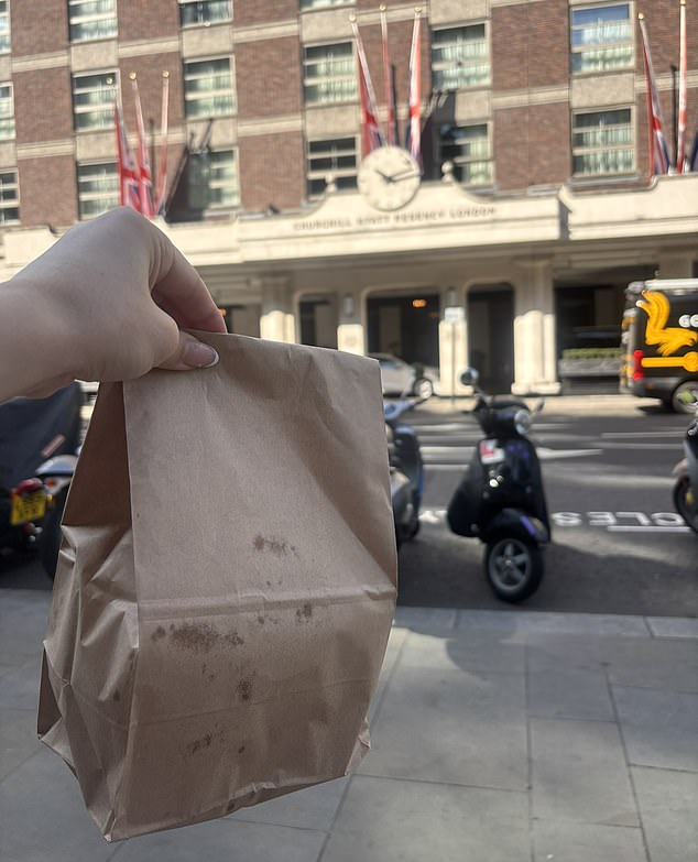 My next stop is a five-star hotel in Marylebone, where rooms start at £370 a night – and breakfast is available for an extra £37. But I save £33 by picking up a breakfast through Too Good To Go