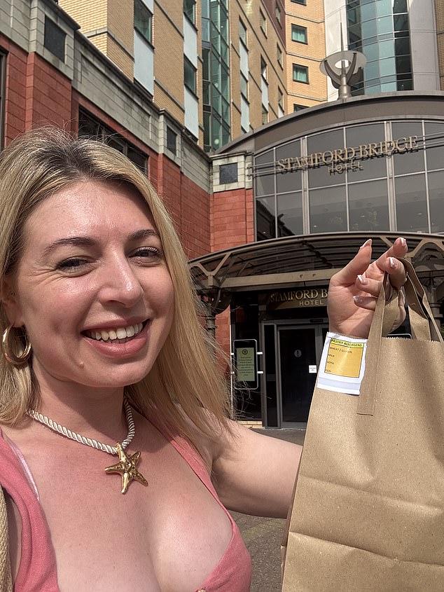 At Stamford Bridge Hotel, the Surprise Bag is cheap at £2.99, but I have to sit and wait in reception for it for about half an hour - and what I receive isn’t worth the wait either