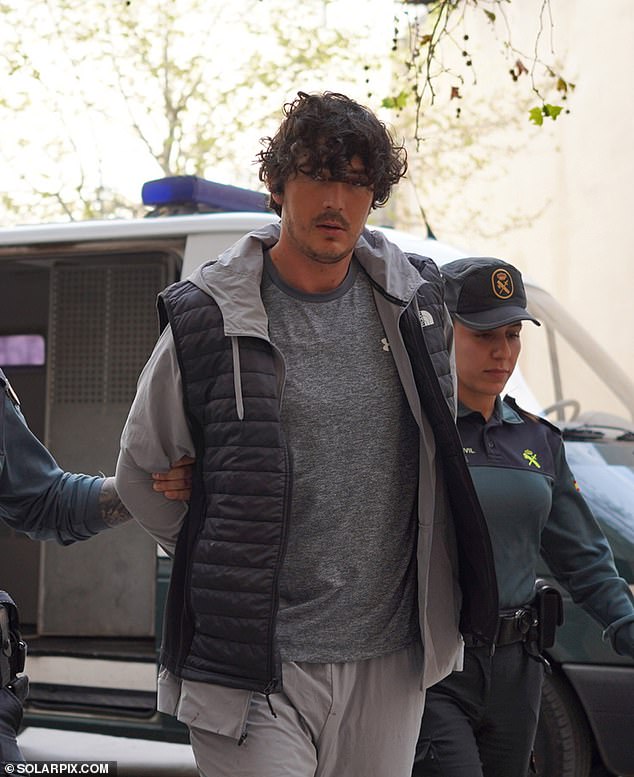 Hulme (pictured) was released on bail by a Spanish judge after just 36 hours in police custody
