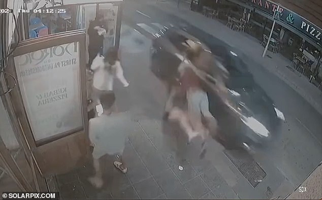 A 19-year-old British man and a 20-year-old Polish woman were described as being 'in the wrong place at the wrong time'. Miraculously, they both survived
