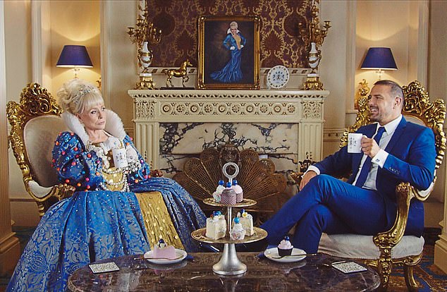 Barbara Windsor and Paddy McGuinness in an ad for Jackpotjoy