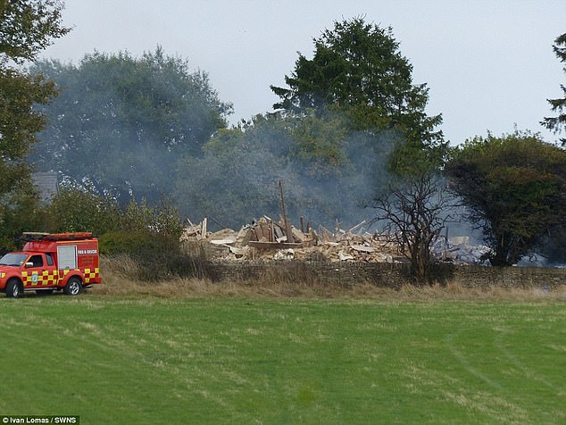 Jeremy Clarkson's previous cottage was razed to the ground in a ball of flames