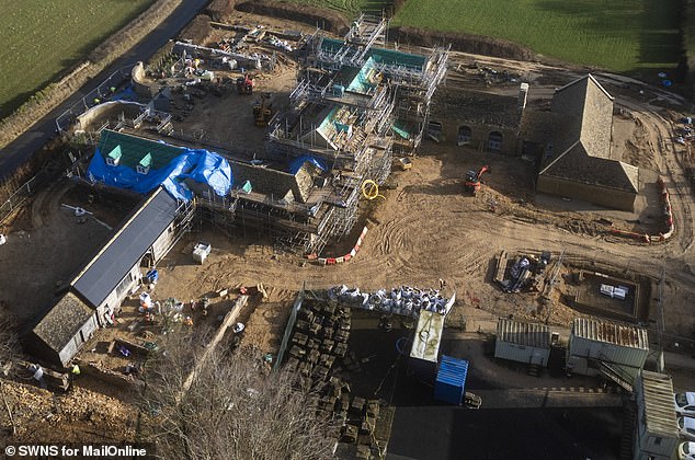 Calvin Harris, 41, won praise from locals and planners after demolishing an ‘ugly’ post-war property and building a grand ‘Cotswold country house’ in its place