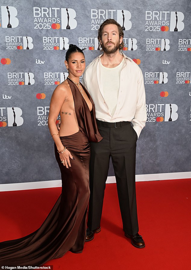 Calvin Harris (right), worth an eye-watering £250million, lives in a stunning mansion with his wife, the Countryfile and Radio 1 presenter Vick Hope (left)