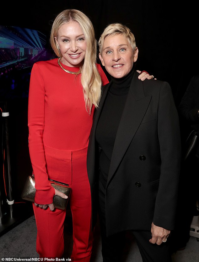 She has been living in the UK with her actress wife Portia de Rossi, 52, currently based in a new second home - having left the initial one that is now up for grabs