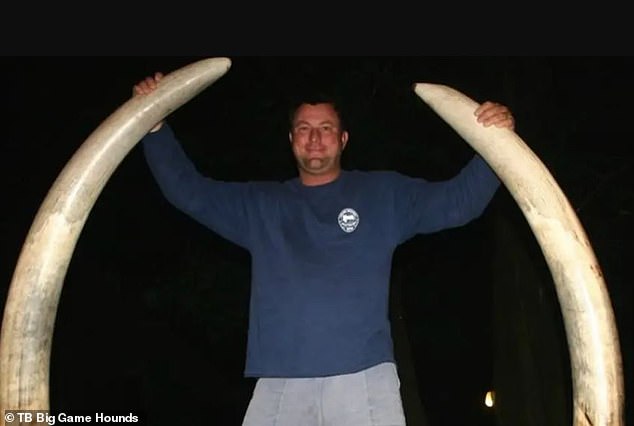He was seen in several pictures with animals he had killed