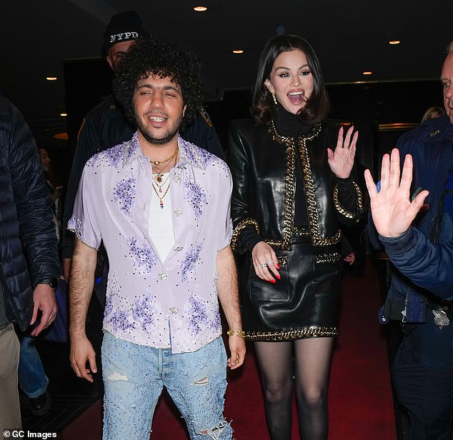 A source said: 'Last year, she noticed Nicola's behaviour toward her and [fiancé Benny Blanco, pictured] turned into a constant quest for attention'